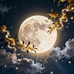 你情我浓祝中秋快乐